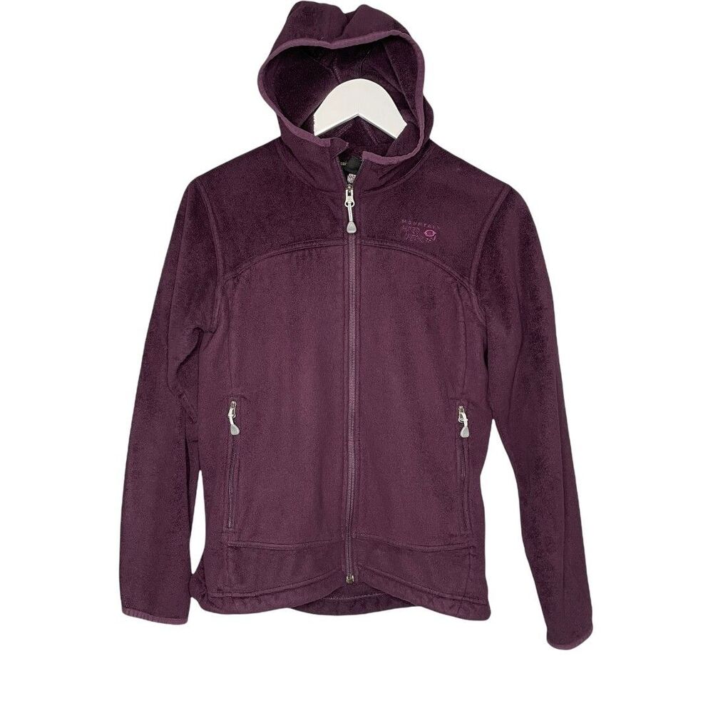 Mountain Hardwear Pyxis Hoody Women’s S Purple Plush Fleece Full Zip Jacket